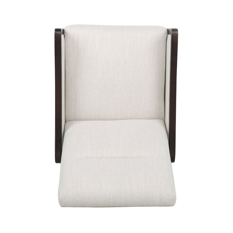 Noble House Drury contemporary fabric upholstered pushback recliner showing a sleek, modern design with plush cushioning.