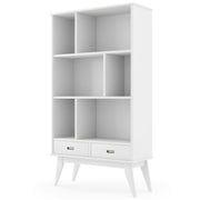 Draper - Mid Century Wide Bookcase And Storage Unit - R&R Furniture Gallery (Fountain Valley, CA)