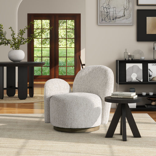 Duo - One-Arm Swivel Accent Chair - R&R Furniture Gallery (Fountain Valley, CA)
