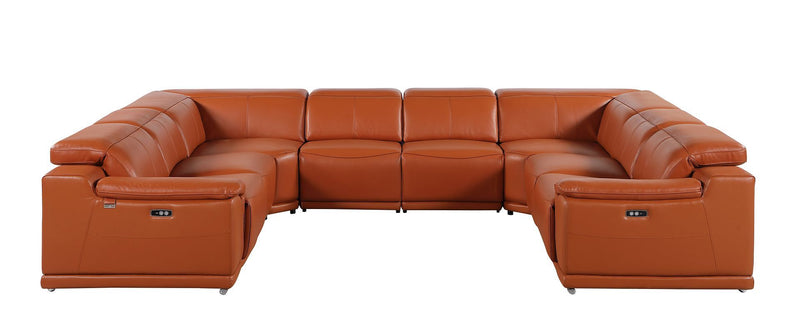 9762 - 8-Piece U-Shaped Sectional Sofa With 4 Power Recliner