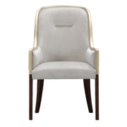 Houston - Dining Arm Chair - Porcini / Walnut - R&R Furniture Gallery (Fountain Valley, CA)