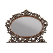 Devany - Oval Mirror - Cherry - R&R Furniture Gallery (Fountain Valley, CA)