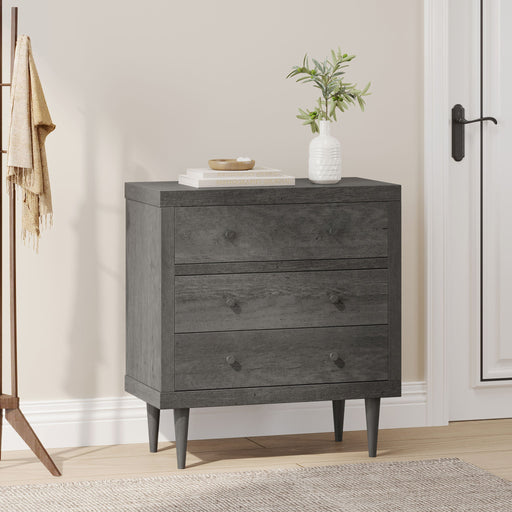 Nystrom - Mid Century Modern 3 Drawer Chest - R&R Furniture Gallery (Fountain Valley, CA)