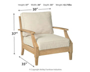 Clare View - Lounge Chair w/Cushion  - Beige - R&R Furniture Gallery (Fountain Valley, CA)