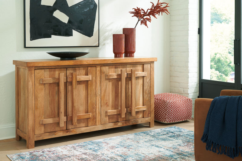 Dresor - Accent Cabinet - Natural - R&R Furniture Gallery (Fountain Valley, CA)