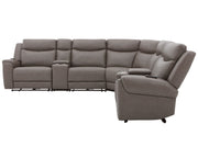 Momentum - Modular Power Reclining Sectional With Power Adjustable Headrests - R&R Furniture Gallery (Fountain Valley, CA)