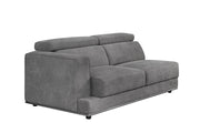 Alwin - Modular Lf Sofa - Dark Gray Fabric - R&R Furniture Gallery (Fountain Valley, CA)