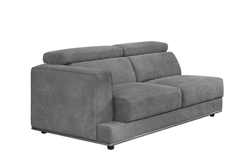 Alwin - Modular Lf Sofa - Dark Gray Fabric - R&R Furniture Gallery (Fountain Valley, CA)