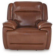 Healy Pier - Power Recliner / Adj Headrest - Chocolate - R&R Furniture Gallery (Fountain Valley, CA)