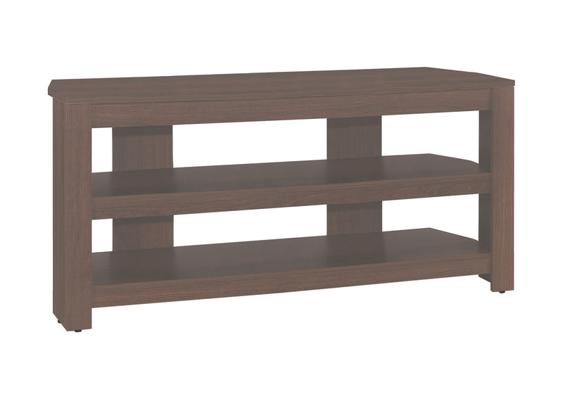 TV Stand, Console, Media Entertainment Center, Storage Shelves, Contemporary & Modern - Cherry - R&R Furniture Gallery (Fountain Valley, CA)