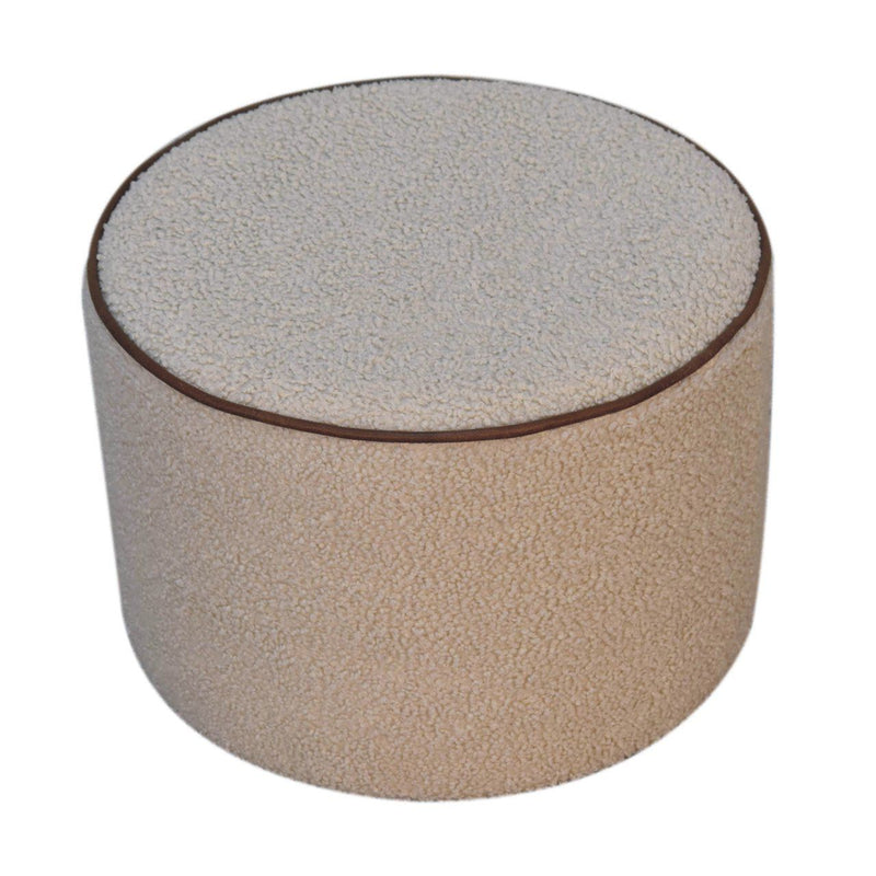 Serenity - Round Footstool - R&R Furniture Gallery (Fountain Valley, CA)