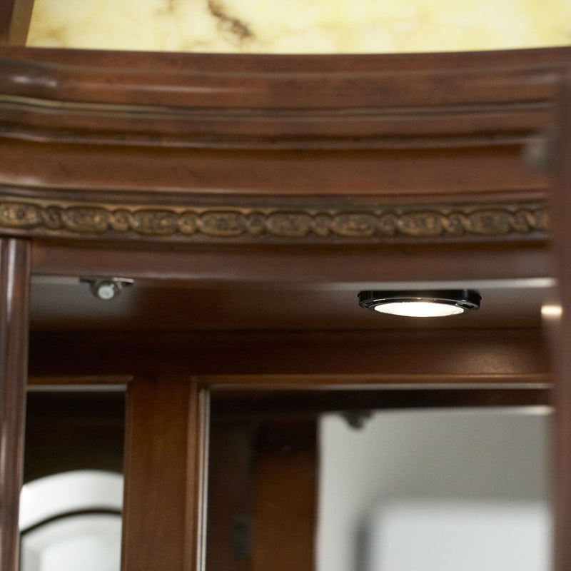 Villa Valencia - China Buffet With Lighted Top - Classic Chestnut - R&R Furniture Gallery (Fountain Valley, CA)
