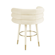 Betty - Velvet Counter Stool - R&R Furniture Gallery (Fountain Valley, CA)