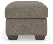 Triston-Peaks - Ottoman - Suede - R&R Furniture Gallery (Fountain Valley, CA)