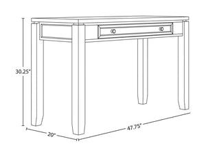 Boca - U Shape Desk With Credenza File And Hutch - Cottage White