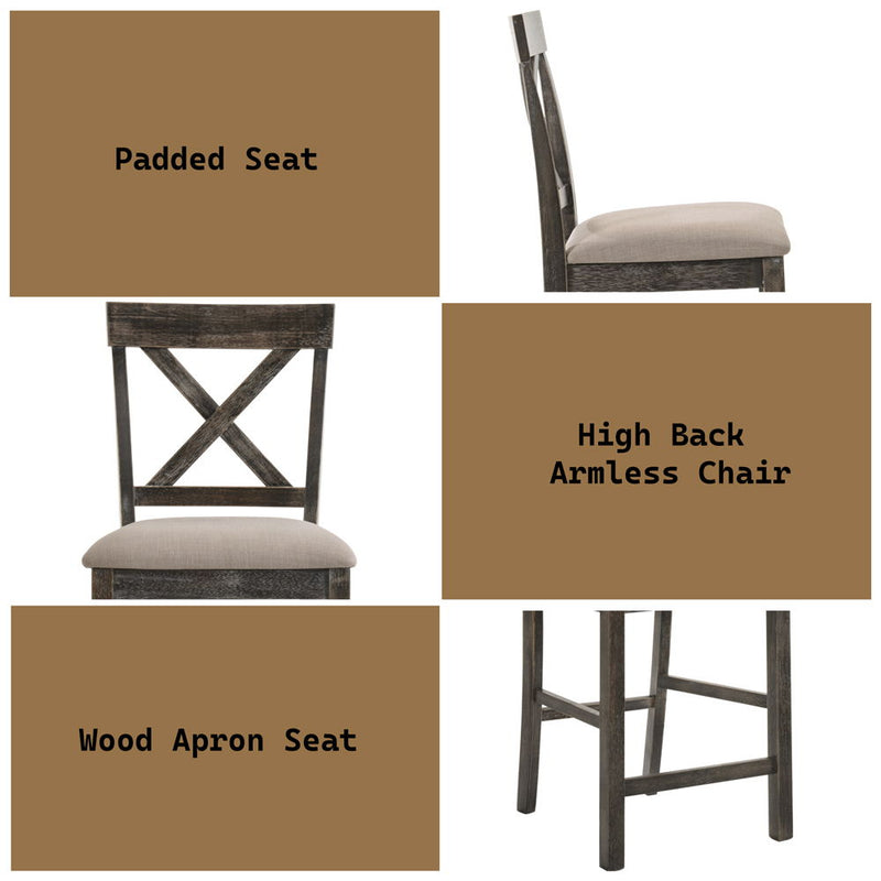 Martha II - Counter Height Chair - R&R Furniture Gallery (Fountain Valley, CA)