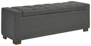 Cortwell - Storage Bench - Gray - R&R Furniture Gallery (Fountain Valley, CA)