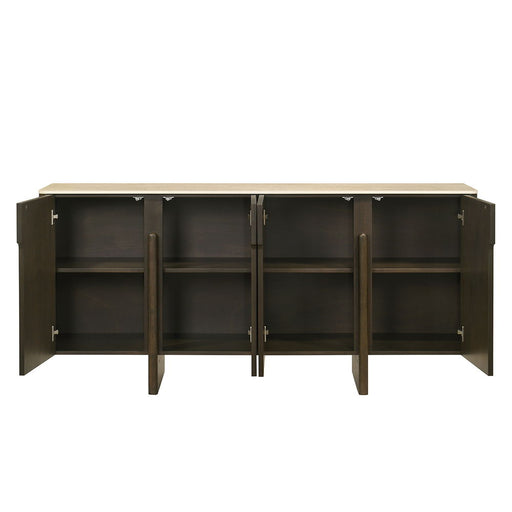 Davita - Server With Ceramic Top - Walnut - R&R Furniture Gallery (Fountain Valley, CA)