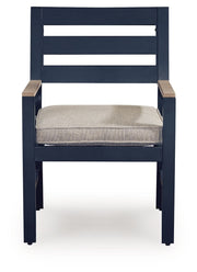 East Beach - Arm Chair With Cushion (Set of 2) - Blue - R&R Furniture Gallery (Fountain Valley, CA)