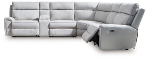 Social Pointe - Reclining Sectional - R&R Furniture Gallery (Fountain Valley, CA)