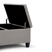 Harrison - Upholstered Coffee Table Storage Ottoman - R&R Furniture Gallery (Fountain Valley, CA)