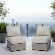 Armless Patio Chair With Cushions - R&R Furniture Gallery (Fountain Valley, CA)