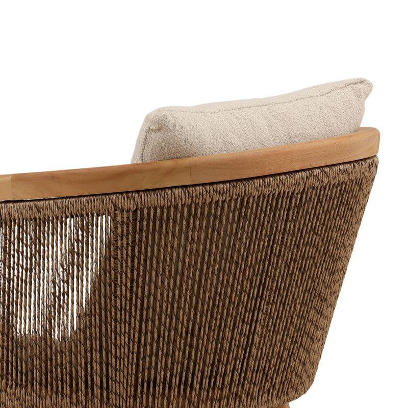 Cian - Outdoor Dining Chair - Sand And Natural
