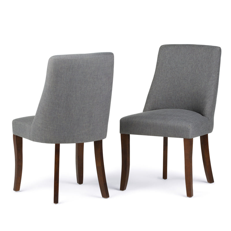 Walden - Deluxe Dining Chair (Set of 2) - Slate Gray - R&R Furniture Gallery (Fountain Valley, CA)