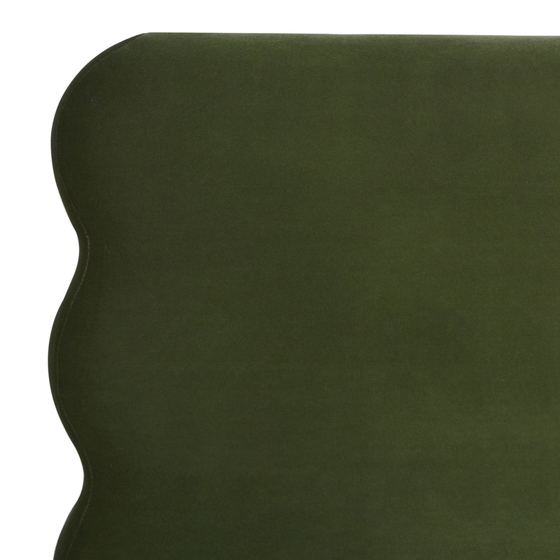 Stockholm - Modern Wavy Headboard Platform Bed - R&R Furniture Gallery (Fountain Valley, CA)
