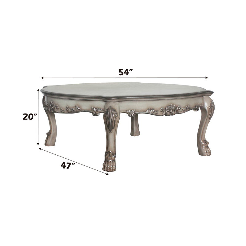 Dresden - Coffee Table - Vintage Bone White - R&R Furniture Gallery (Fountain Valley, CA)