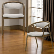 Delina - Side Chair - Walnut - R&R Furniture Gallery (Fountain Valley, CA)