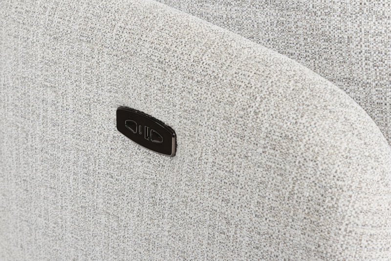 Signature Design by Ashley Alainmont Next-Gen Nuvella swivel power recliner with plush cushioning and modern design.