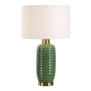 Table Lamp - Olive Green