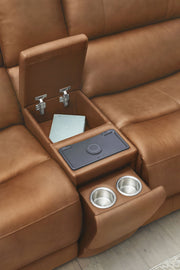 Parker Living Belmont zero gravity power reclining sectional with adjustable headrests, showing plush cushions and modern design.