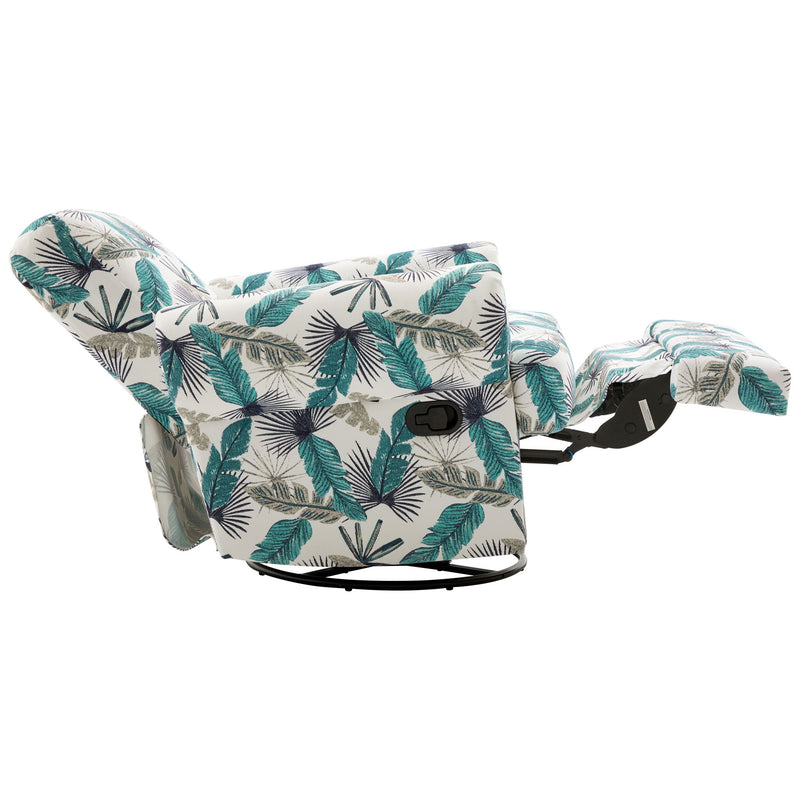 Manual Swivel Recliner Rocker Chair With Adjustable Backrest - R&R Furniture Gallery (Fountain Valley, CA)