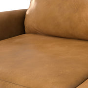Livingston upholstered stationary sofa by Simpli-Home with plush fabric and cushioned armrests in a cozy living room setting.