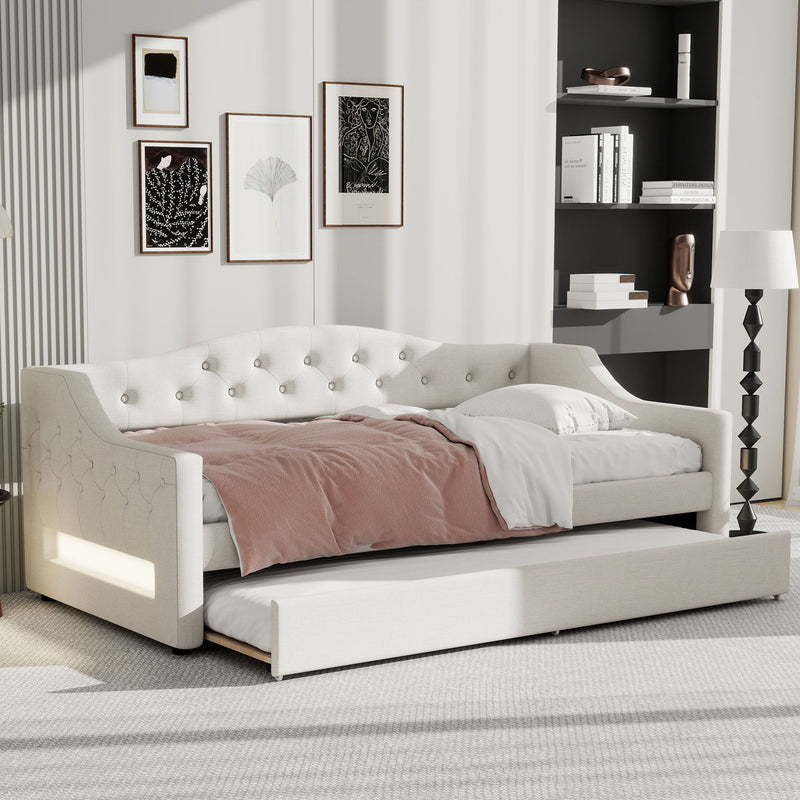 Daybed With LED Belt - R&R Furniture Gallery (Fountain Valley, CA)