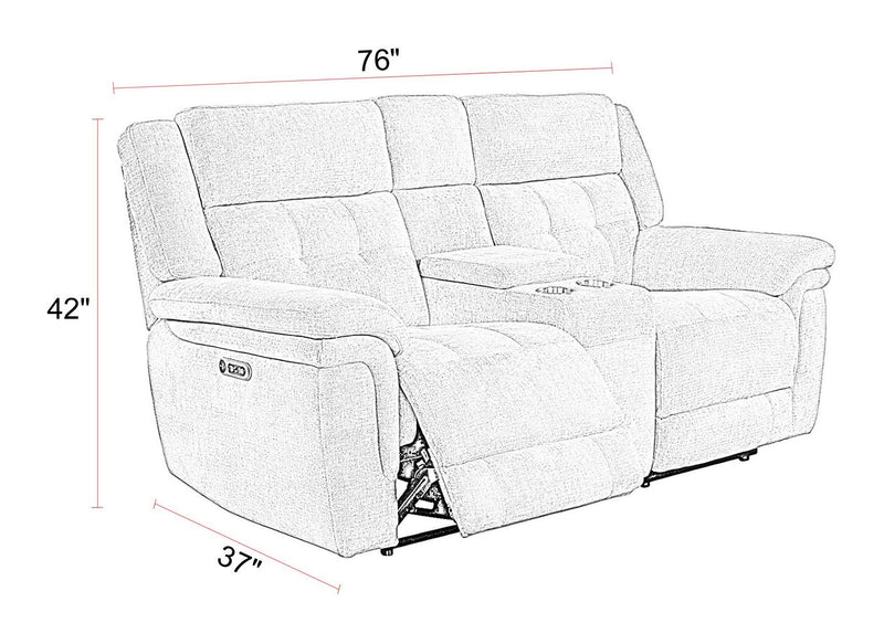 Richland - Power Reclining Sofa Set - R&R Furniture Gallery (Fountain Valley, CA)