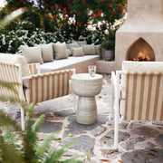 Charra - Indoor / Outdoor Side Table - R&R Furniture Gallery (Fountain Valley, CA)