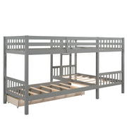 L Shaped Bunk Bed With Drawers - R&R Furniture Gallery (Fountain Valley, CA)