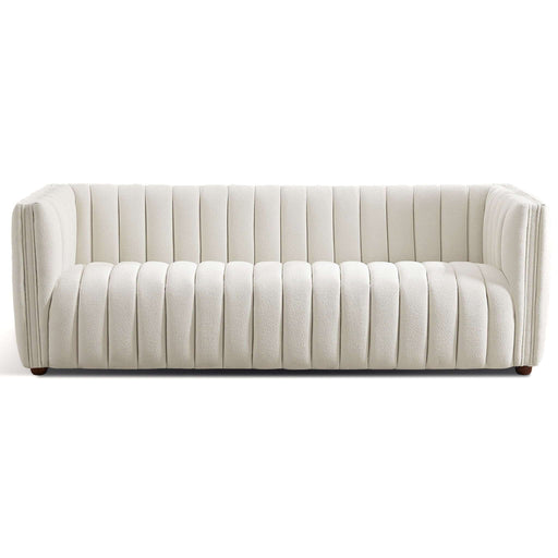 April - Mid-Century Modern Luxury Tight Back Boucle Couch - R&R Furniture Gallery (Fountain Valley, CA)