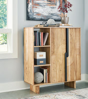 Kierwell - Accent Cabinet - Natural - R&R Furniture Gallery (Fountain Valley, CA)