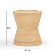 Henri - Side Table - Natural - R&R Furniture Gallery (Fountain Valley, CA)