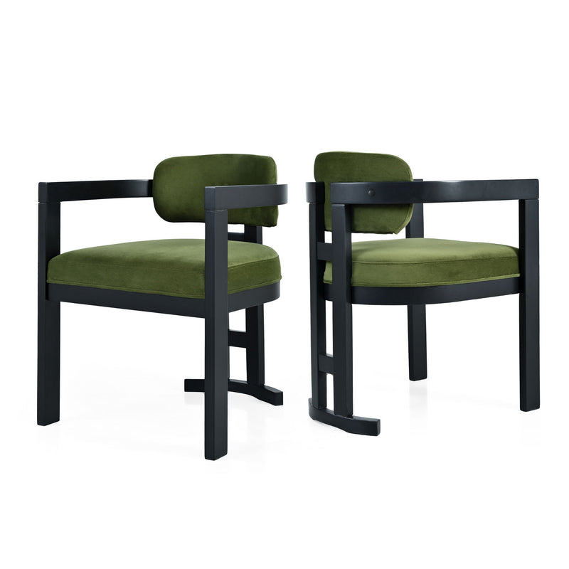 Stylish Indoor Upholstered Wood Dining Chair (Set of 2) - R&R Furniture Gallery (Fountain Valley, CA)