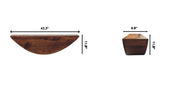 Crescent - Floating Wall Shelf - Brown - R&R Furniture Gallery (Fountain Valley, CA)
