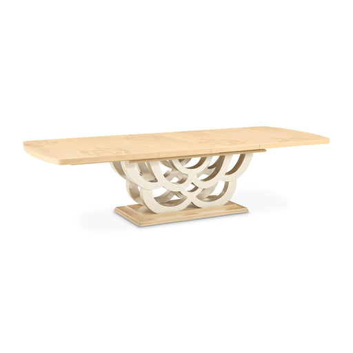 Camellia Field - Rectangular Pedestal Dining Table - R&R Furniture Gallery (Fountain Valley, CA)