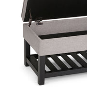 Cosmopolitan - Storage Ottoman Bench With Open Bottom - R&R Furniture Gallery (Fountain Valley, CA)