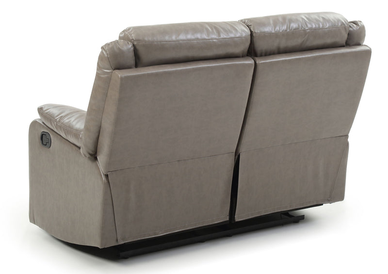 Comfortable reclining loveseat for two from Glory Furniture, featuring plush cushions and a modern design for cozy seating.