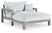 Hurley Park - Chaise Lounge With Cushion - Gray - R&R Furniture Gallery (Fountain Valley, CA)