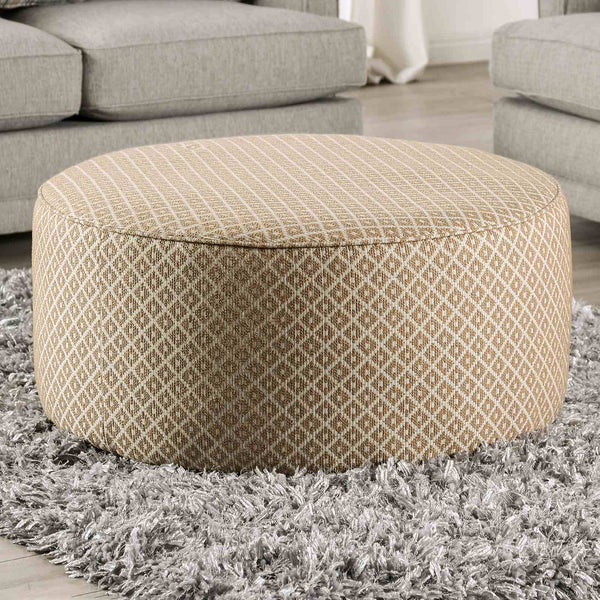 Stephney - Ottoman, Gray/Gold